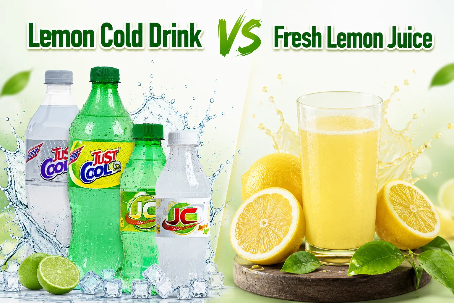 Lemon Cold Drink vs Fresh Lemon Juice: Which Is Better for Health & Taste